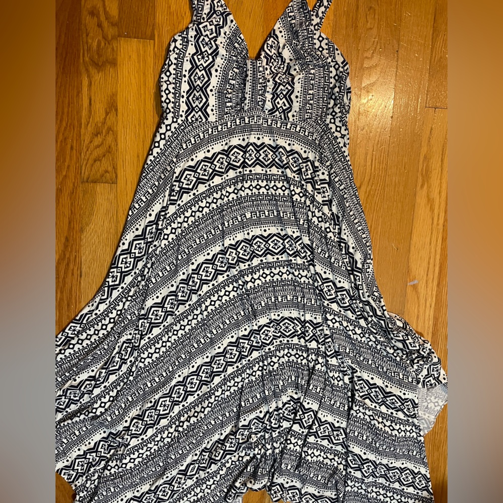 Patterned long dress
